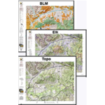 Wy 3 Map Combo Special! Land Ownership, Habitat, and Topo, Save $30.