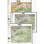 Wyoming Mule Deer, 3 Map Special! Save $30 with a Land Ownership, Habitat, and Topo Hat Trick.