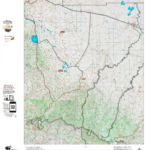 Arizona Topographical Map.