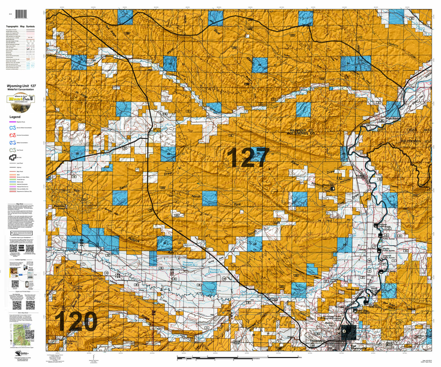 Wyoming Deer Hunting Area Map
