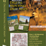 Digital Maps - Wyoming State Map Set.