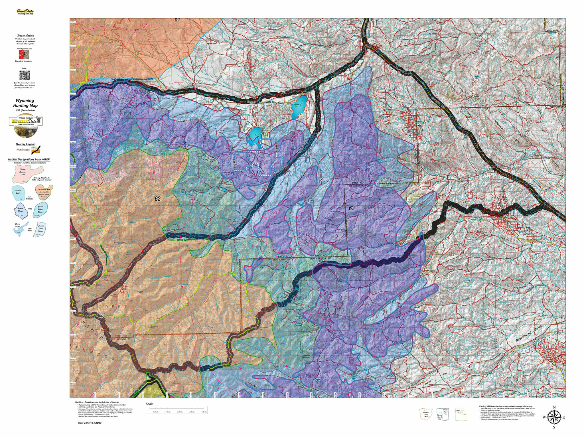 Wyoming Elk Habitat Maps Hunt - A2 1 2048x1536