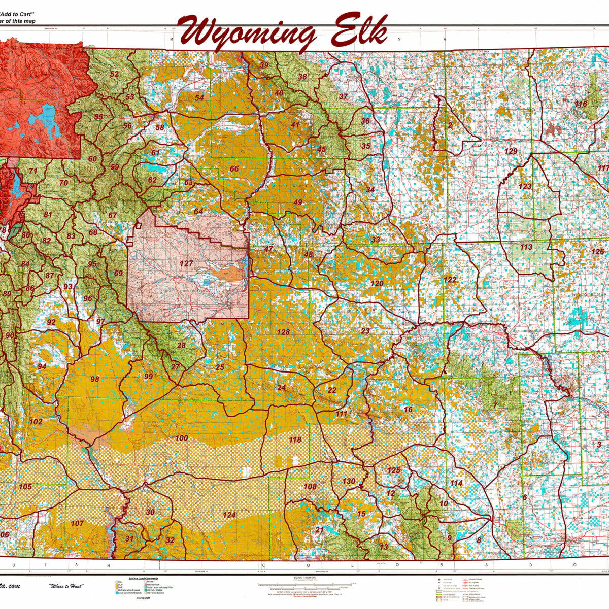 Wyoming Elk Population A Stunning Visual Map - q320mv6