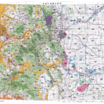 Colorado Statewide BLM BigGame Unit Map with Land Status.