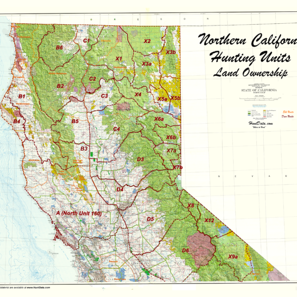 Northern California Zone Map.