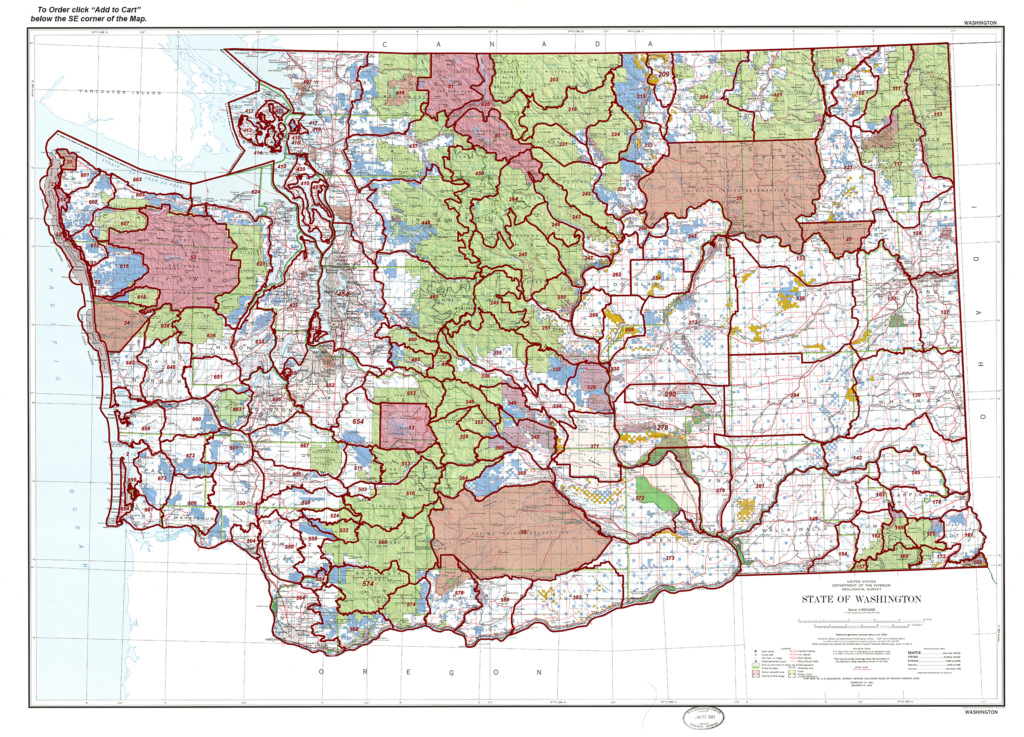 Washington State Unit Map - Hunt Data