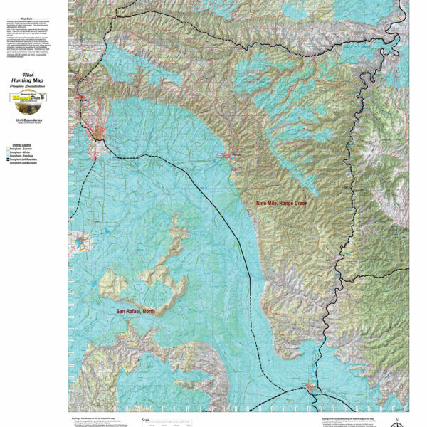 UT Antelope Concentration Map.