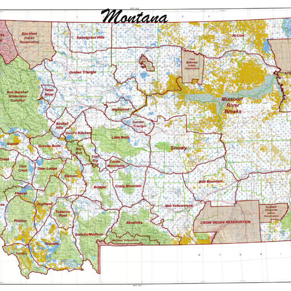 Mt. State Unit Map.