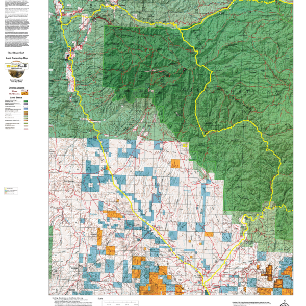 New Mexico Land Ownership Unit Map.