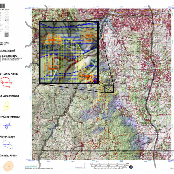 Custom Colorado Turkey Maps