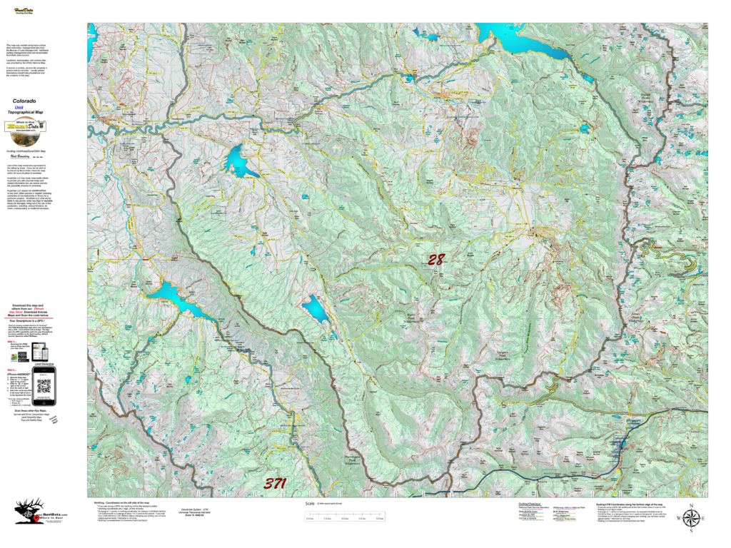 Colorado Topographical Maps - Hunt Data